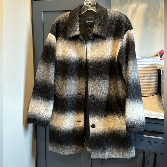 Madewell lined wool blend coat - Picture 2 of 9